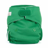 Forest green reusable newborn nappy
