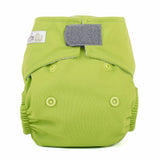 Lime green reusable newborn nappy