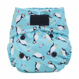 Baba+Boo Puffins Newborn Reusable Nappy