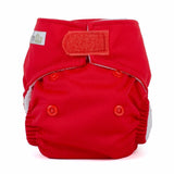 Red reusable newborn nappy