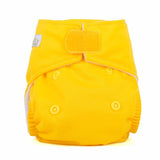 Yellow reusable newborn nappy