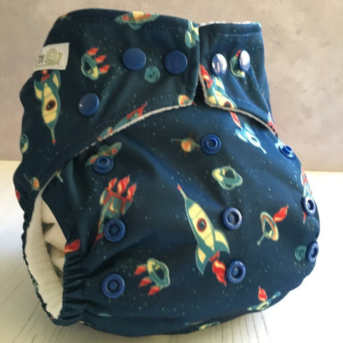 Space One Size Reusable Nappy - Cover only, no inserts